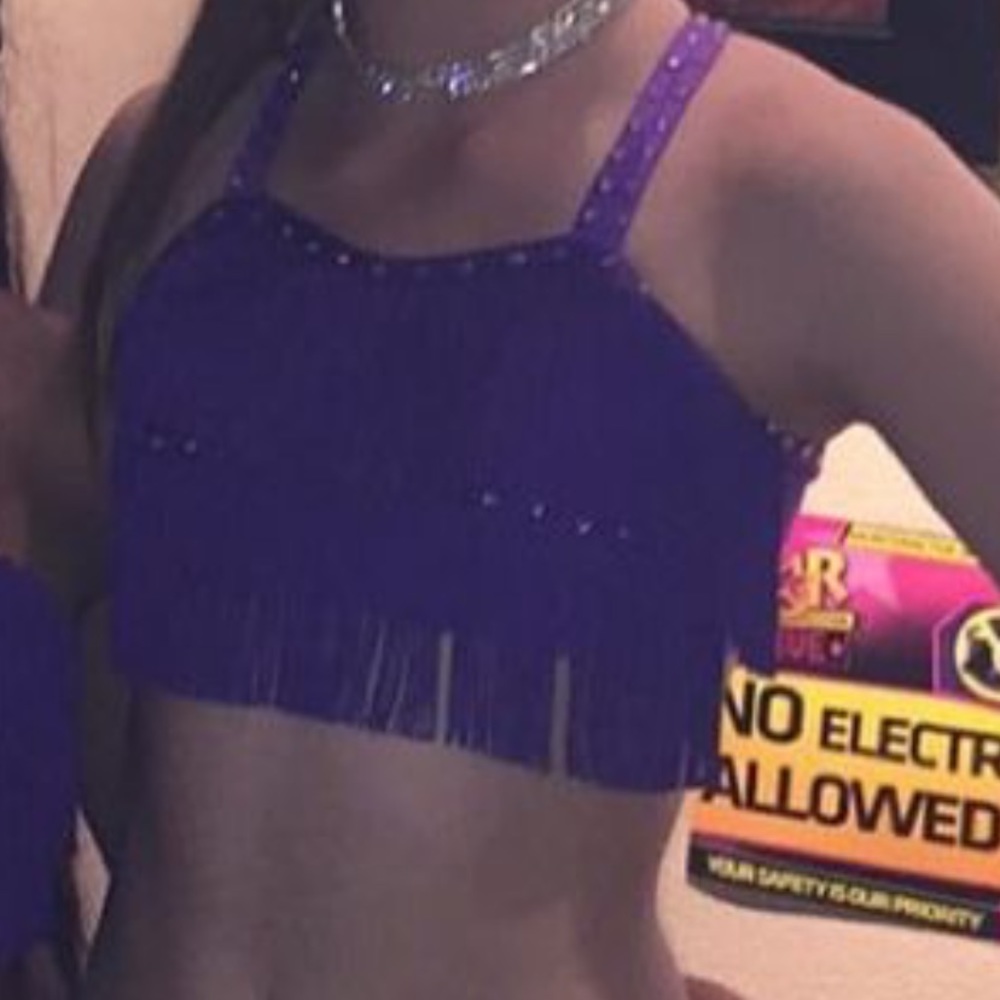 Kids Purple Dance Costume